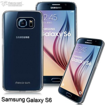 【UNIPRO】Metal-Slim Samsung Galaxy S6 高抗刮PC透明系列保護殼 加高設計 G920