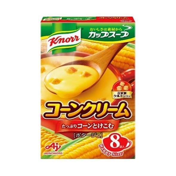 味の素 クノール カップスープ コーンクリーム (18.6g×8袋)×6箱入×(2ケース)｜ 送料無料