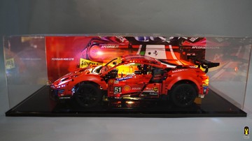 *非盒組* LEGO WBS-42125 法拉利488 專用包燈組組合(含USB+展示盒)