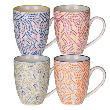 法國 Chehoma - 點繪點線-杯 (直徑9cmx高11cm)-350ml*4