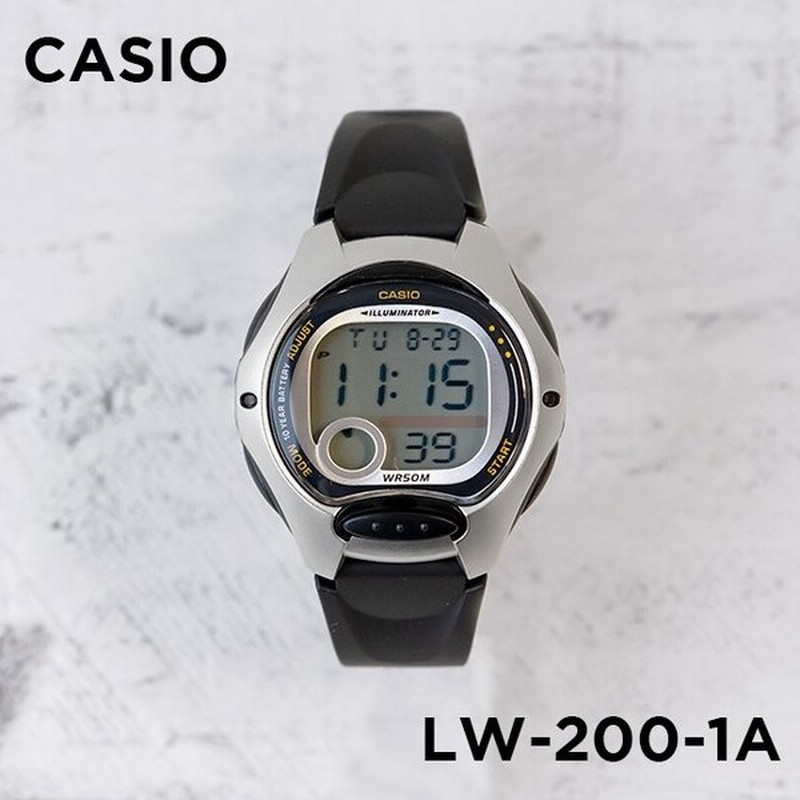 10年保証 日本未発売 Casio カシオ スタンダード レディース Lw 0 1a 腕時計 キッズ 子供 女の子 チープカシオ チプカシ デジタル 日付 シルバー ブラック 通販 Lineポイント最大0 5 Get Lineショッピング