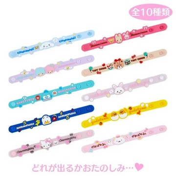 小禮堂 【拆售】Sanrio 三麗鷗 造型橡膠手環 A款 (2024角色大賞)