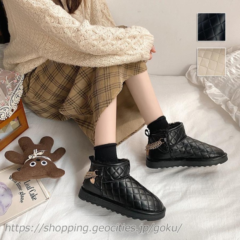 UGG ブーツ ボア ファー （ふわふわ裏起毛であったか