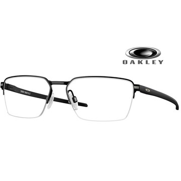 OAKLEY Sway bar 0.5 日本製 鈦金屬半框光學眼鏡 精緻彈簧鏡臂 OX5080 01 56mm 霧黑 公司貨