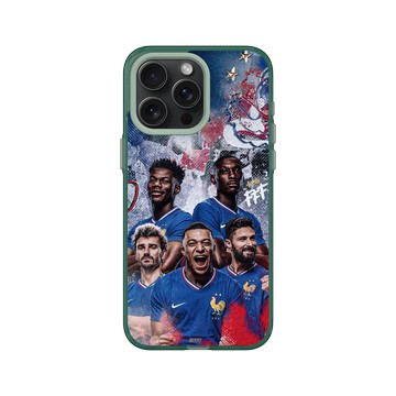 iPhone 15 Pro Max Clear 憂墨綠 - FFF - France National team