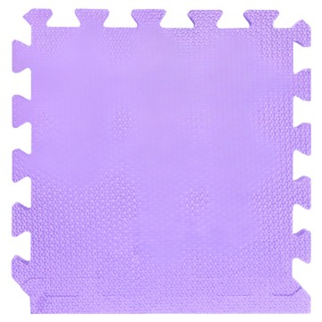 MOMOTARO桃太郎 環保無毒防滑EVA巧拼地墊 40入  32 x 32 x 1cm  紫色  1組