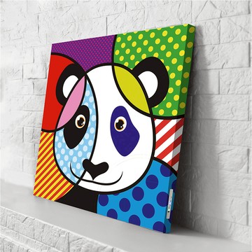 日本 VisualSonic 看見你的聲音 藍牙畫布音箱 Happy Panda