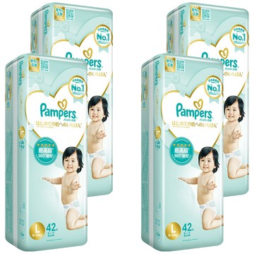 Pampers 幫寶適 台灣公司貨 一級幫黏貼型尿布 9~14kg  L  168片