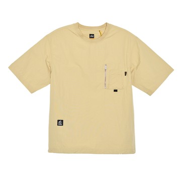 5th STREET｜山形｜男裝｜胸前口袋短袖T恤｜灰卡其