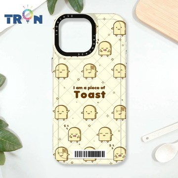 TRON iPhone 16 Pro Max 麵包君口味大集合系列 防摔太空載具殼 透白 軟硬 手機殼