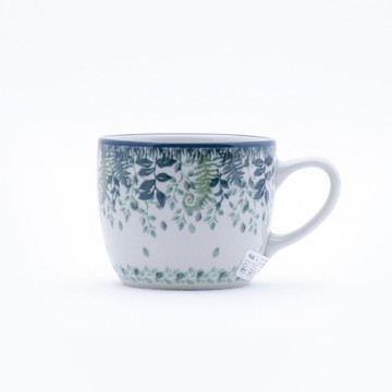 波蘭陶  馬克杯-170ml-高6.5-蕨類植物