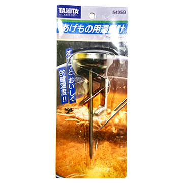 TANITA 塔尼達 機械式料理用溫度計 附夾片 TT5495B (14.5 x 4.3cm) 測油溫/水溫/烘焙  1支