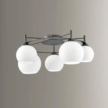 白玉玻璃半吸頂燈 F85-09-K2503