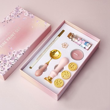 Vanibaby - 火漆印章禮盒10件組-粉紅佳人