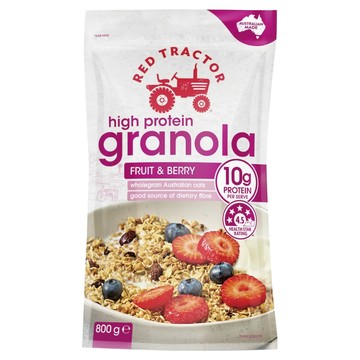 RED TRACTOR 紅色拖拉機 黃金高蛋白蔓越莓烘烤燕麥脆  1個  800g