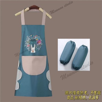 擦手媽媽圍裙廚房家用防水防油耐磨罩衣成人全包帶袖圍裙加厚極簡 工作圍裙 廚房圍裙 可愛圍裙 日式圍裙 圍裙 日係圍裙
