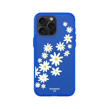 iPhone 15 Pro Max Clear 激光藍 - Knock Knock A2Z - 雛菊溜滑梯