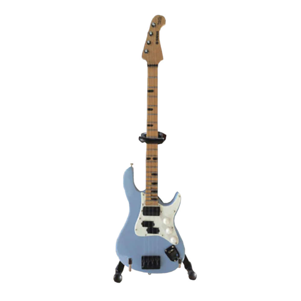 ヤマハ Yamaha Billy Sheehan Attitude Sonic Blue Mini Bass Guitar Replica Collectible