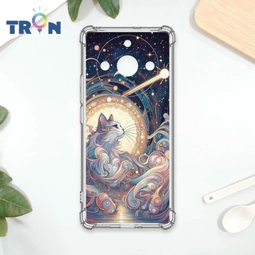 TRON REALME 11 PRO+ 夏夜流星與貓系列 四角防摔 軟殼 手機殼