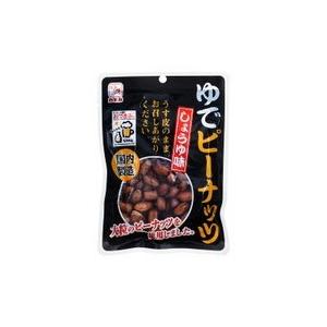 カモ井 ゆでピーナッツ しょうゆ味 80g x10 10個セット 代引不可