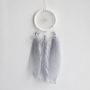 簡單銀灰 - 捕夢網 成品 - 情人節禮物  交換禮物