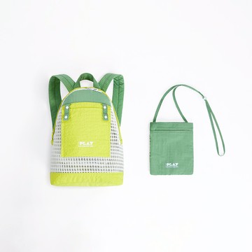 PLAY Chill環保洞洞後背包-綠色