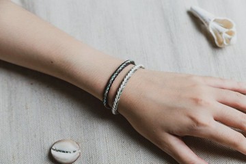 豐收 | 八股細線蠟繩編織手環/腳環