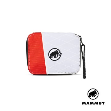 【Mammut 長毛象】Seon Alpine Wallet 高耐用防潑水拉鍊短夾 白/經典紅 #2810-01370