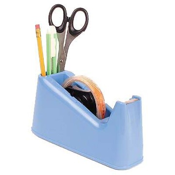 【文具通】ABEL 力大牌 亞柏 TD100 膠帶台 膠帶切台 附筆筒功能 隨機不可挑顏色 F2010191【領券滿額再折千12/31止】