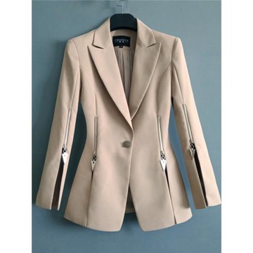 反季清倉西服2025春秋新款短外套又美又颯一粒扣西裝上衣女20551