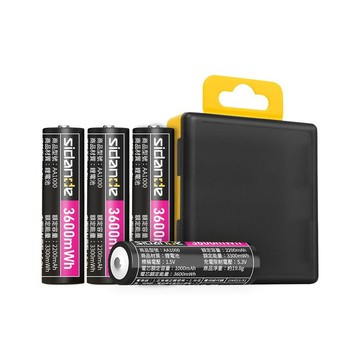 Sidande AA1000 3號1.5V恆壓充電式鋰電池 3600mWh (4入)