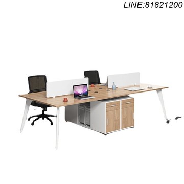辦公桌椅 辦公桌 職員桌 主管桌 免運 開立發票 辦公家具現代簡約職員屏風隔斷辦公桌椅組合員工2/4/6人位辦公桌