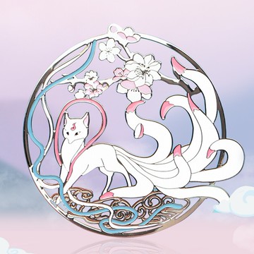 精美鏤空黃銅金屬書簽 簡約文藝流蘇故宮創意禮品 古典中國風古風小清新學生用卡通可愛精致文創小禮物送老師