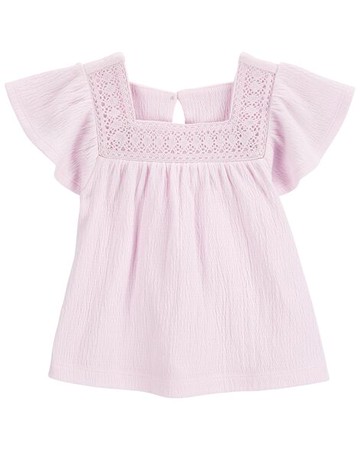 Baby Crochet Crinkle Jersey Top