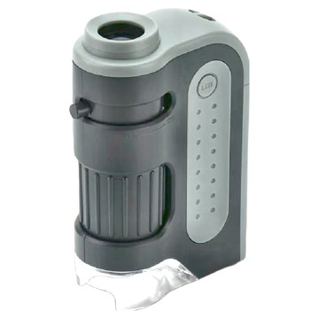 CARSON 卡薾紳 Micro LED 隨行顯微鏡 60-120倍放大 內建LED照明 易於操作對焦系統  120x  1個