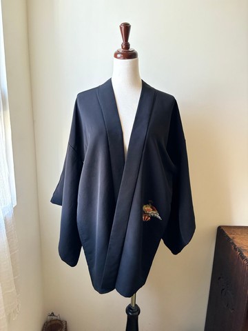 立體扇形刺繡家紋古著羽織