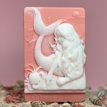 美人魚/香氛皂 12星座/牡羊座 手工皂 可客製顏色/香氛