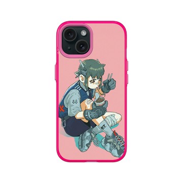 iPhone 15 Clear 粉漾桃 - Davey Perkins - 休息時間