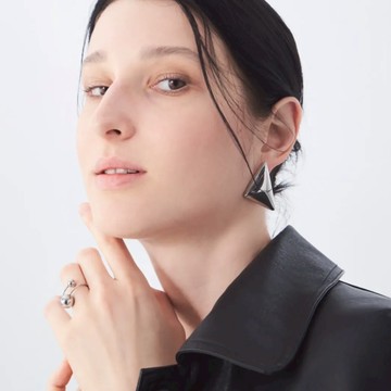 【ᴛᴏs】Triangle 金屬耳環 紐約風金屬飾品