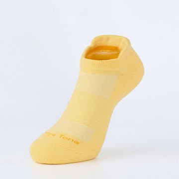 後枕透氣足弓踝襪 - 黃(M、L)