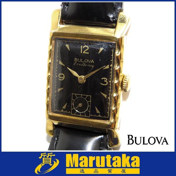 BULOVA EXCELLENCYオーバーホール歴不明稼働品 - 腕時計(アナログ)