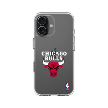 iPhone 17 Clear Case（相機按鈕） 透明 - NBA - Logo-芝加哥公牛 Chicago Bulls - Light