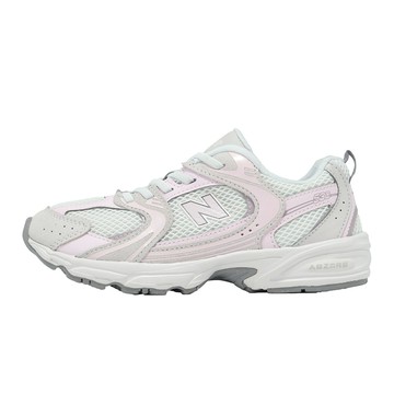 New Balance NB 中童鞋 530 寬楦 白 粉 休閒鞋 小朋友 NB 復古 運動鞋 P5304AU-W