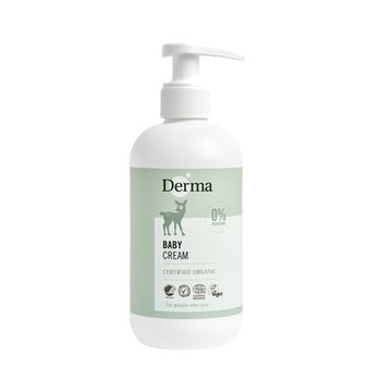 丹麥 Derma 寶寶有機滋潤護膚霜家庭號250ml