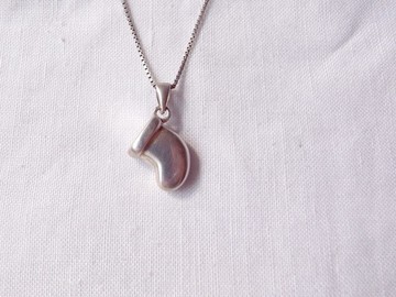 聖誕節 小襪子 | 純銀項鍊墜子 | 含18吋銀鍊