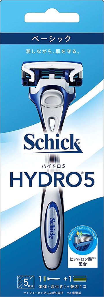 Hydro SCHICK (Chic) Hydro 5 Basic Holder (with blade+1 replacement blade) with skin guard 5 blades b