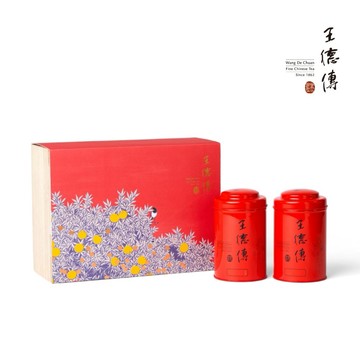 【2026德傳丙午中秋禮盒｜光霽禮盒】2026杉林溪高山紅水烏龍150g+阿里山高山金萱150g
