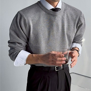 正韓柔軟極簡圓領素面針織上衣 6色 YUPPIE 預購商品 1201