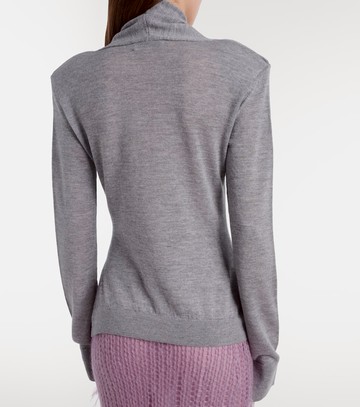 The Attico Virgin wool turtleneck sweater