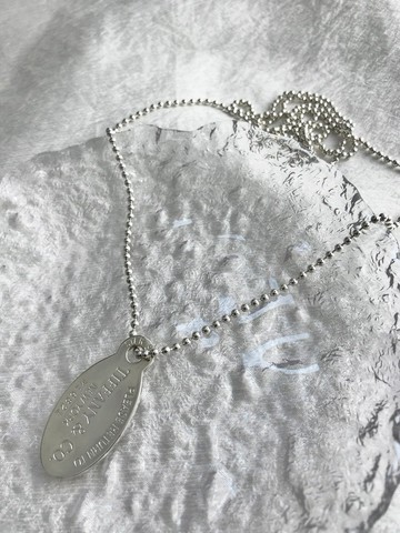【日本直送 名牌中古包】Tiffany & Co. 蒂芬妮 項鍊 銀色 925 圓珠鍊條 vintage mxv8tz